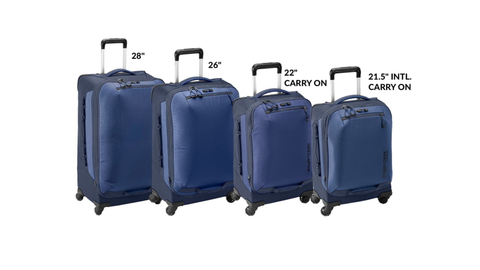 Eagle Creek Expanse 4 Wheeled International Carry On Luggage, Black, 21.5in, EC0A5EK8010