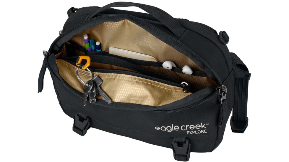 Eagle Creek Explore Mini Messenger Bag, Black, EC0A5LQ4010OS