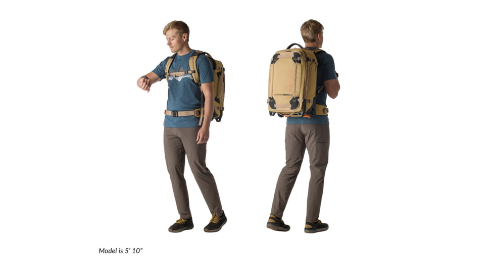 Eagle Creek Gear Warrior XE 2 Wheeled Convertible Carry-On Luggage, Black, EC030401010