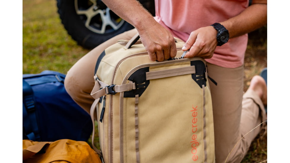 Eagle Creek Gear Warrior XE 4 Wheeled Carry-On Luggage, Sand Dune, EC030402314