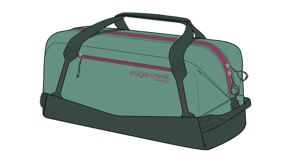 Eagle Creek Migrate Duffel Bag, Willow Green, 90L, EC0A5EL4064