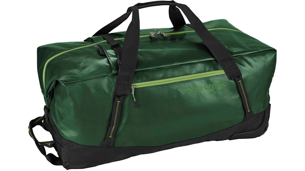 Eagle Creek Migrate Wheeled 110L Duffel Bag, Forest, 110L, EC0A5EKK301