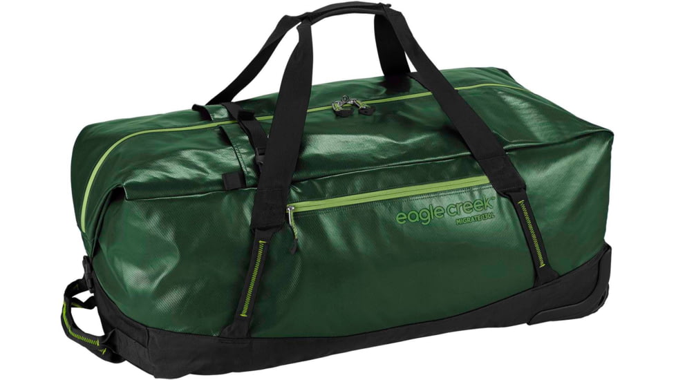 Eagle Creek Migrate Wheeled 130L Duffel Bag, Forest, 130L, EC0A5EKL301