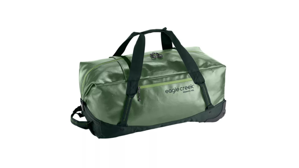 Eagle Creek Migrate Wheeled Duffel 110L, Mossy Green, One Size, EC0A3XVZ326