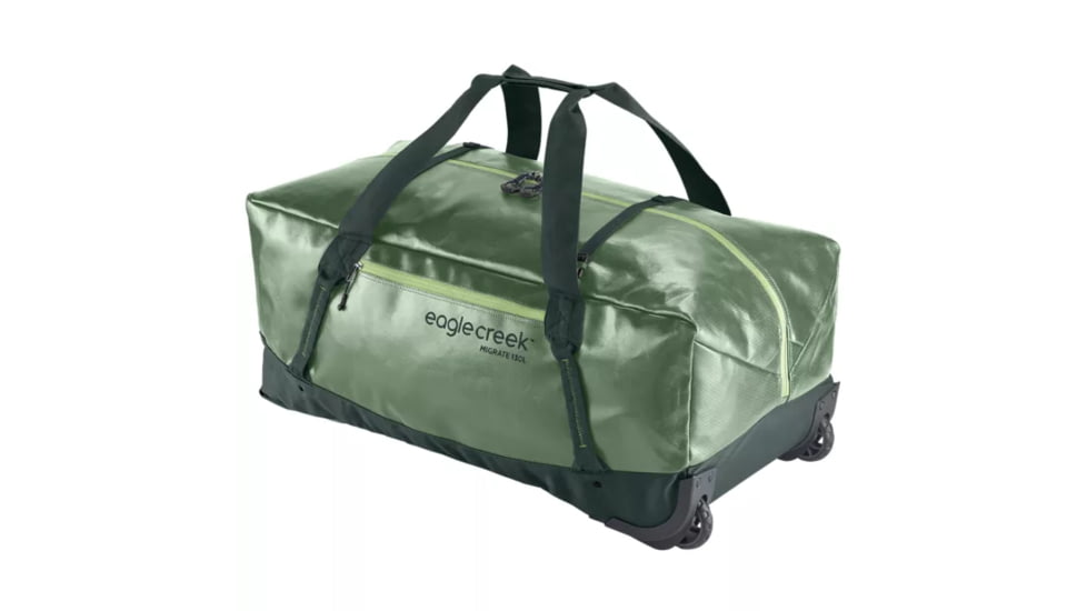 Eagle Creek Migrate Wheeled Duffel 130L, Mossy Green, One Size, EC0A3XW1326