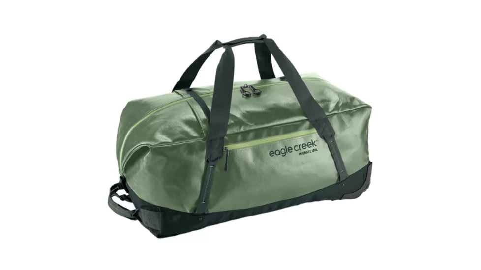 Eagle Creek Migrate Wheeled Duffel 130L, Mossy Green, One Size, EC0A3XW1326
