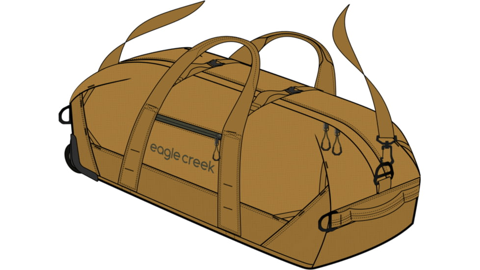 Eagle Creek No Matter What Rolling Duffel, Safari Brown, 130L, EC020405210