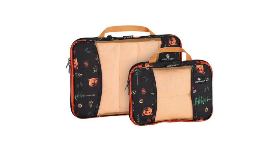 Eagle Creek Pack-It Original Compression Cube Set, Golden State Print, Small/Medium, EC041269312