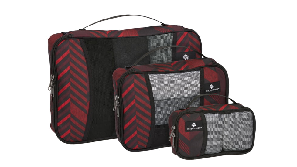 Eagle Creek Pack-It Original Cube Set, Tribal Irregularity Red, XS/S/M EC041208250