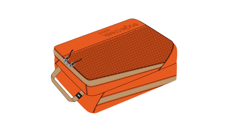 Eagle Creek Pack-It Reveal Clean/Dirty Cube, Mandarin, Medium, EC040414820