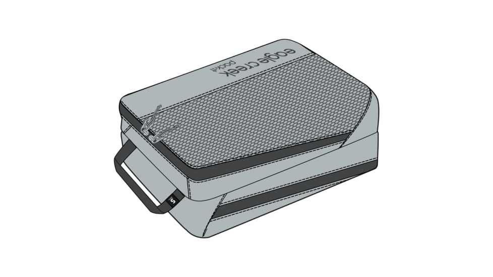 Eagle Creek Pack-It Reveal Clean/Dirty Cube, Storm Grey, Medium, EC040414367