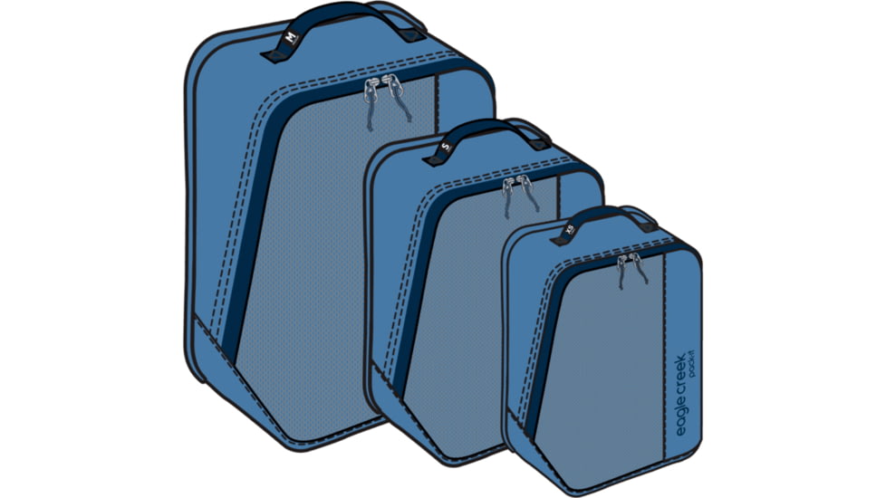 Eagle Creek Pack-It Reveal Cubes De Rangement - Lot De 3 (XS, S, M) - Noir Eagle Creek Pack-It Reveal Cubes De Rangement - Lot De 3 (XS, S, M) - Noir