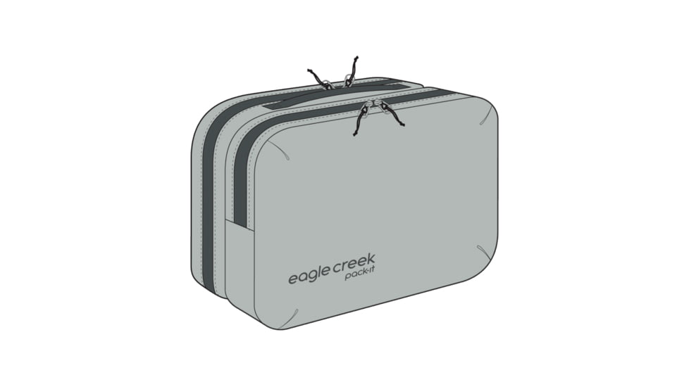 Eagle Creek Pack-It Trifold Toiletry Kit, Storm Grey, One Size, EC040431367