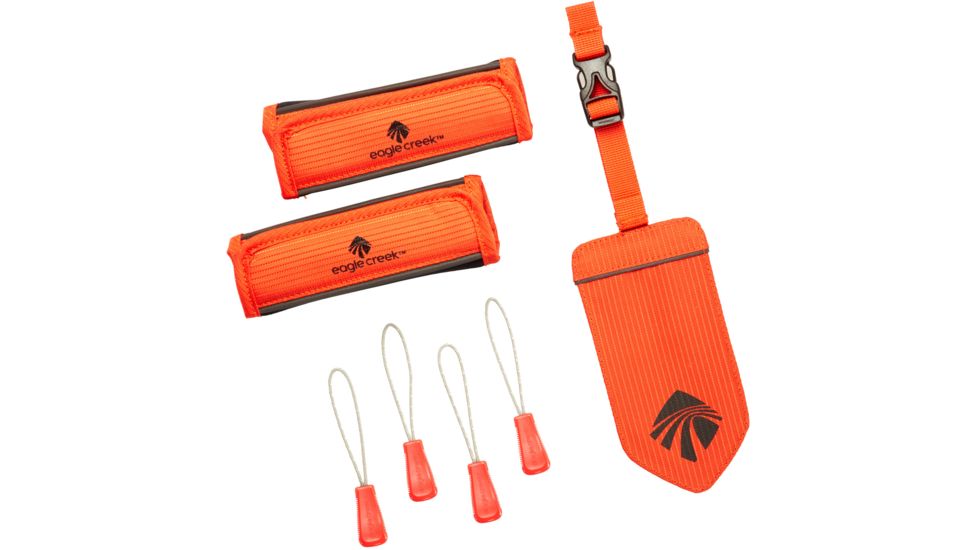 Eagle Creek Reflective Luggage ID Set-Flame Orange