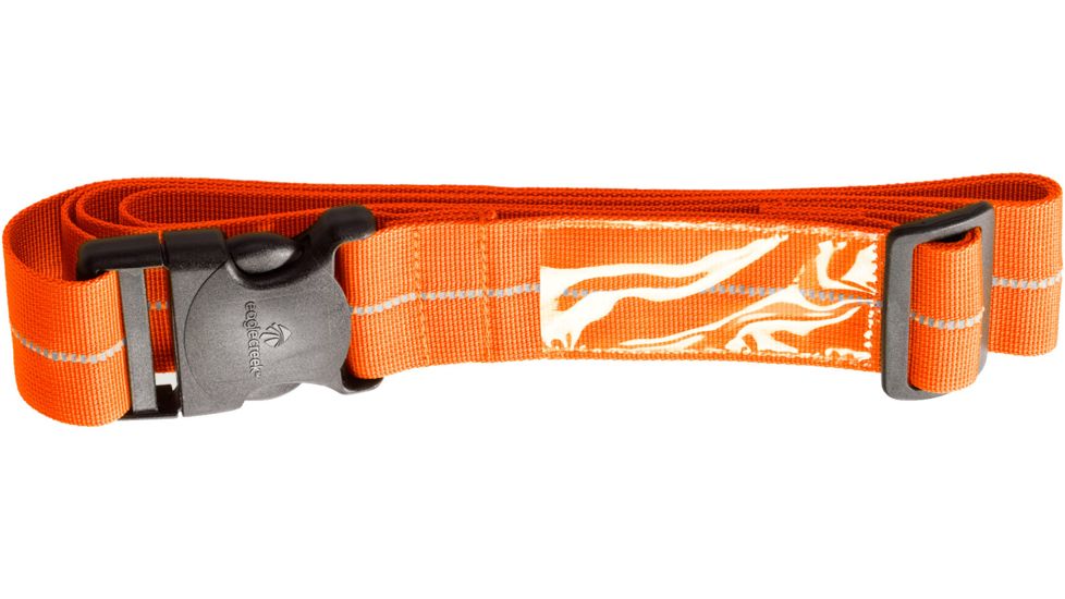 Eagle Creek Reflective Luggage Strap-Flame Orange