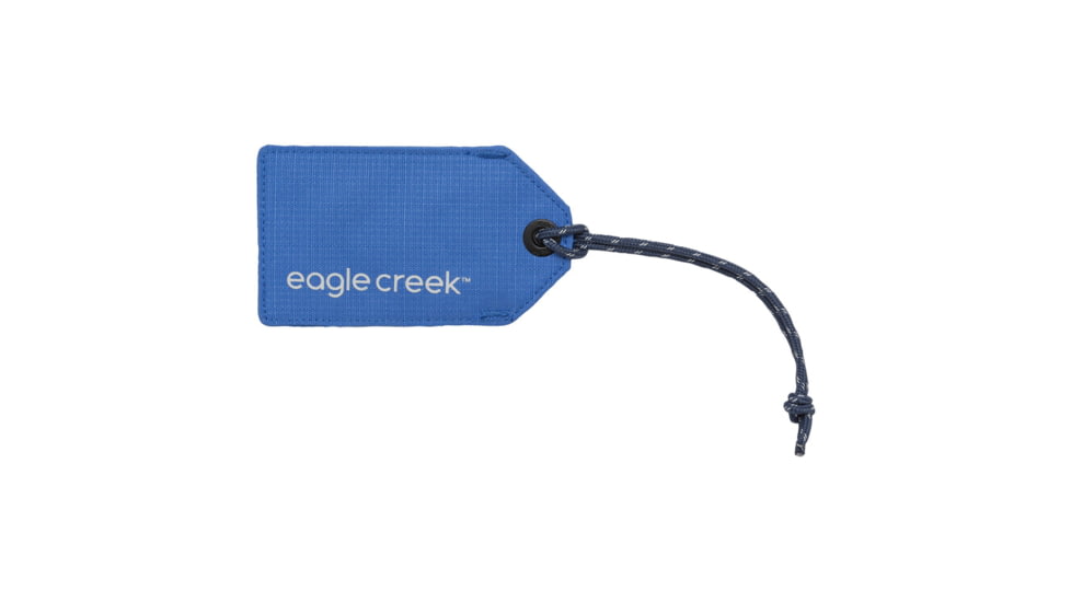 Eagle Creek Reflective Luggage Tag, Aizome Blue, EC0A81BC325