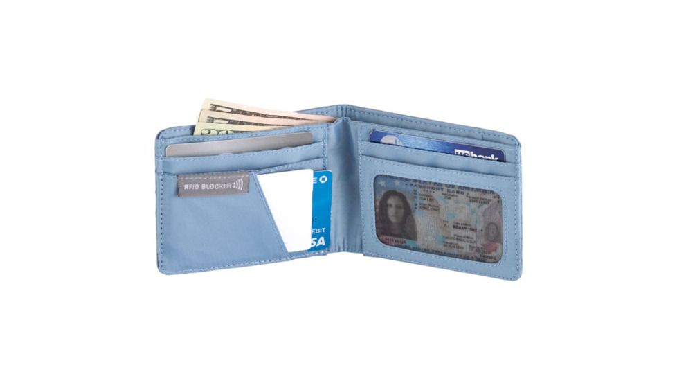 Eagle Creek Rfid Bi-Fold Wallet, Arctic Blue, EC0A3SB2271