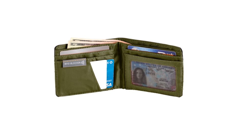 Eagle Creek Rfid Bi-Fold Wallet, Jet Black, EC0A3SB2281