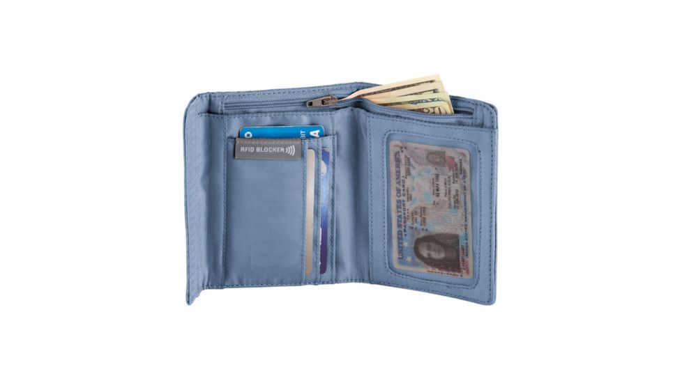 Eagle Creek Rfid International Tri-Fold Wallet, Arctic Blue, EC0A3SC2271