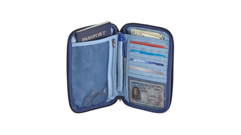 Eagle Creek Rfid Travel Zip Organizer, Arctic Blue, EC0A3SB3271