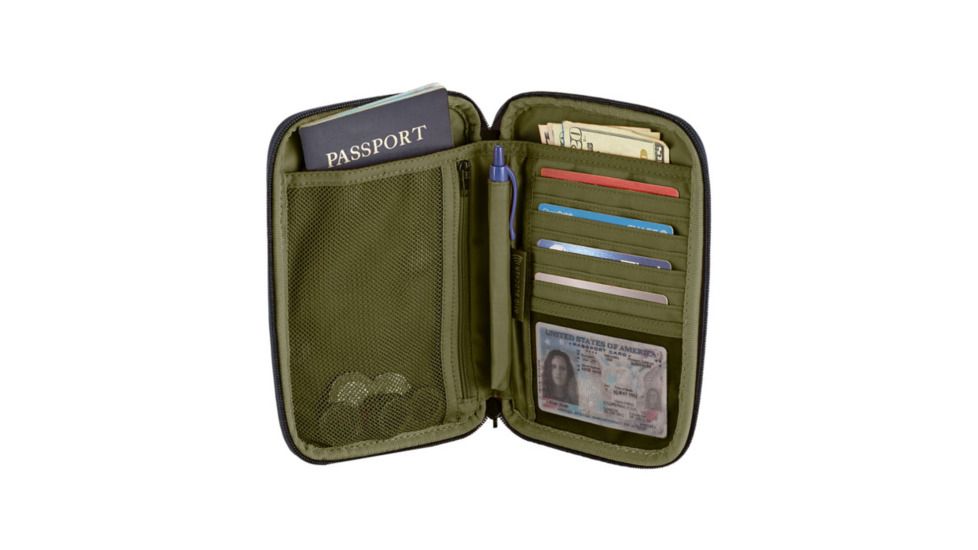 Eagle Creek Rfid Travel Zip Organizer, Jet Black, EC0A3SB3281