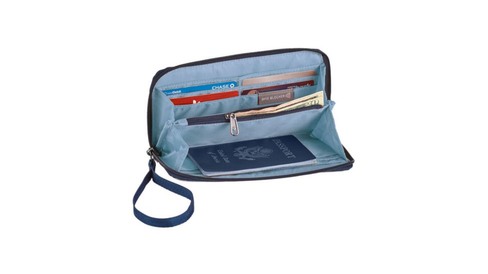 Eagle Creek Rfid Wristlet Wallet, Arctic Blue, EC0A3SB1271