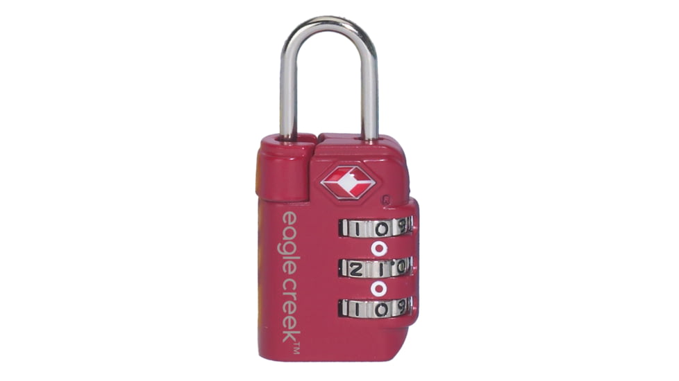 Eagle Creek Travel Safe TSA Lock-Cherry Red