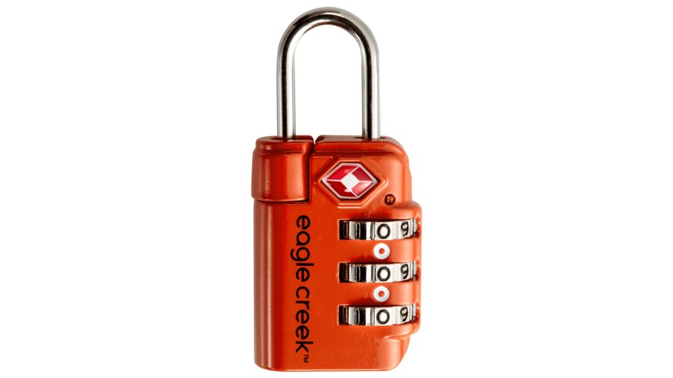 Eagle Creek Travel Safe TSA Lock-Flame Orange