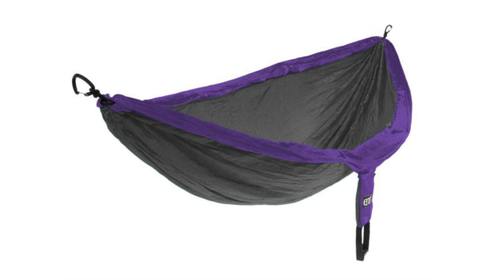 Eagle's Nest Outfitters Double Nest Hammock-Purple/Charcoal