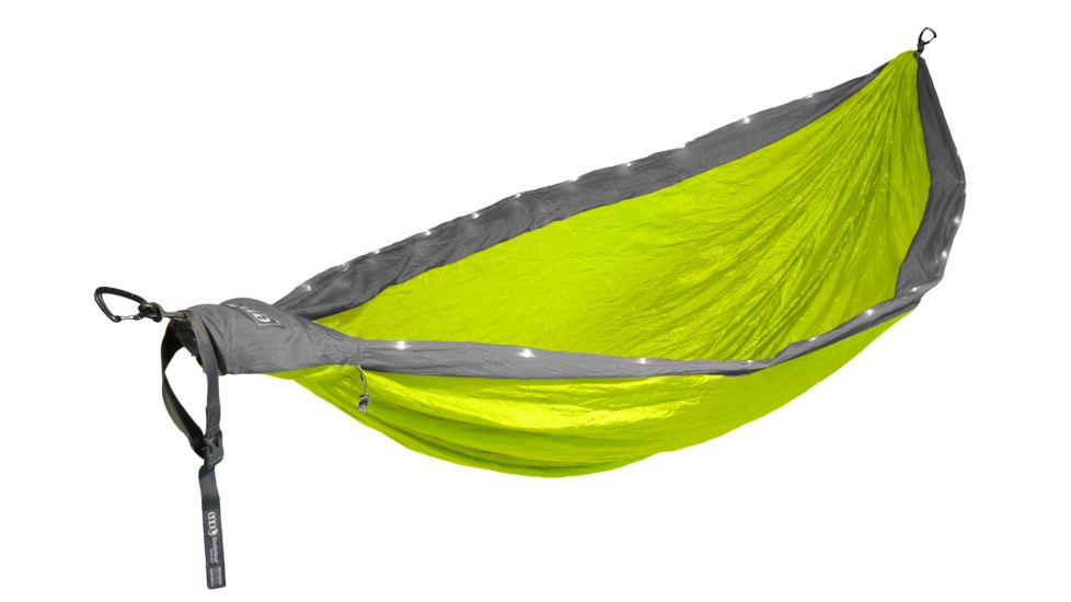 Eagle's Nest Outfitters DoubleNest LED Hammock-Neon/Grey
