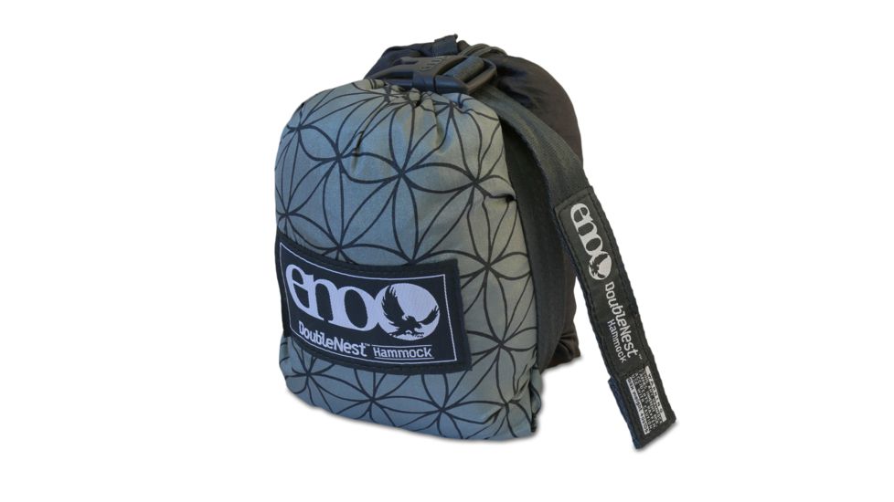 Eagle's Nest Outfitters Flower of Life DoubleNest Hammock-Charcoal/Grey