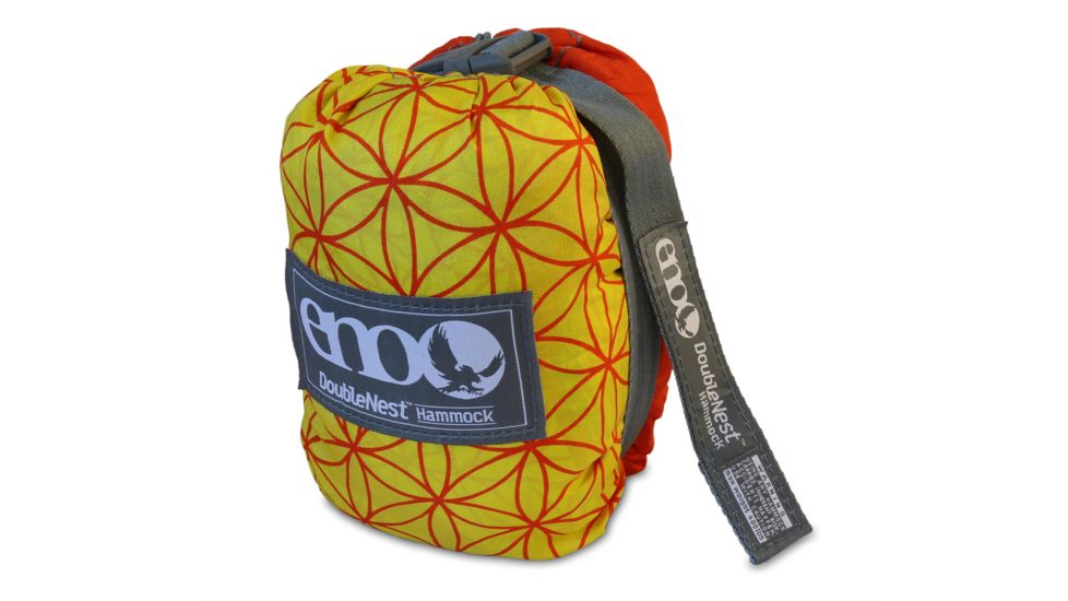 Eagle's Nest Outfitters Flower of Life DoubleNest Hammock-Orange/Yellow