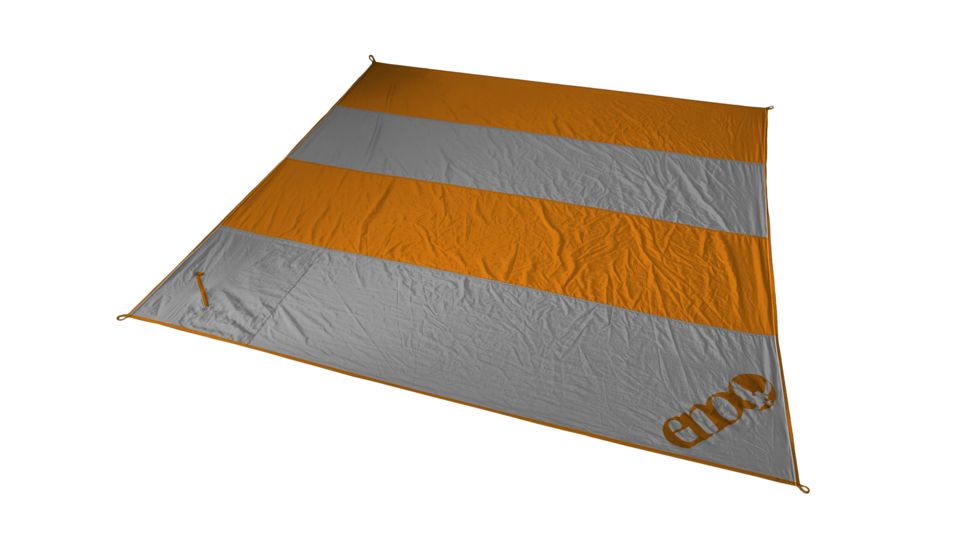 Islander Blanket-Orange/Grey