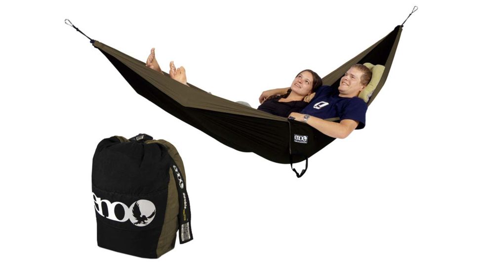 Eagles Nest Outfitters Double Deluxe Hammock-Khaki/Olive