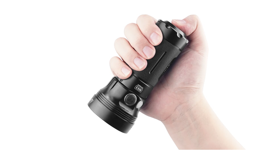 EAGTAC MX3T-C Flashlight, Black, 10,000lm, MX3T-C-4*SST70-CW