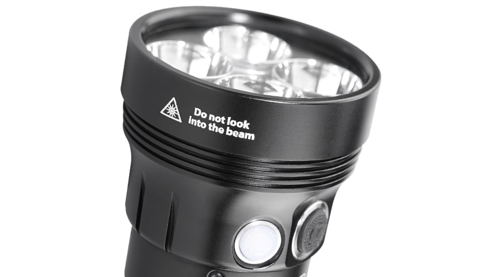 EAGTAC MX3T-C Flashlight, Black, 10,000lm, MX3T-C-4*SST70-CW