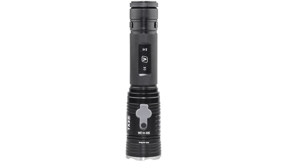 EAGTAC TX3V XHP70.2 Flashlight, 21700 5000mAh li-ion, NW LED, 3317 Lumen, Black, TX3V-XHP702-NW