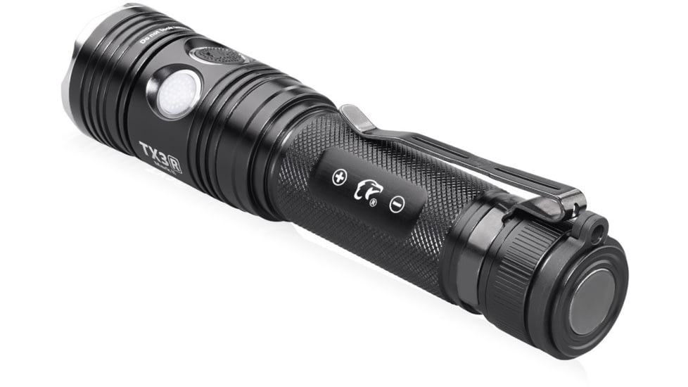 EAGTAC TX3V XHP70.2 Flashlight, 21700 5000mAh li-ion, NW LED, 3317 Lumen, Black, TX3V-XHP702-NW