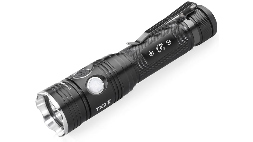 EAGTAC TX3V XHP70.2 Flashlight, 21700 5000mAh li-ion, NW LED, 3317 Lumen, Black, TX3V-XHP702-NW