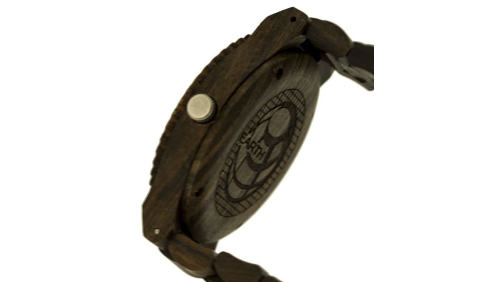 Earth Bighorn Watch, Dark Brown Wooden Case ETHEW3502