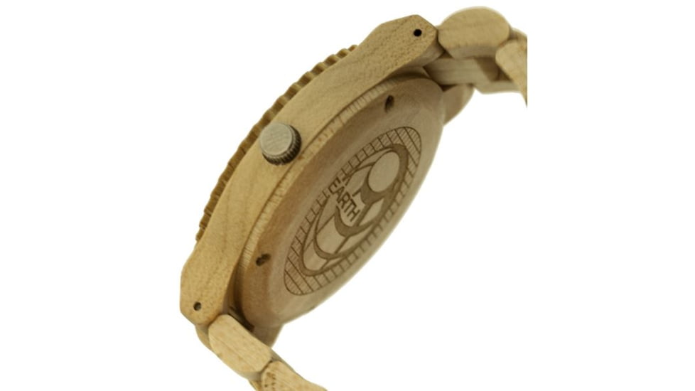 Earth Wood Bighorn Bracelet Watch, Khaki/Tan, One Size, ETHEW3501