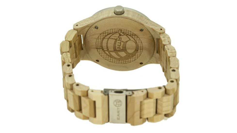 Earth Cherokee Watch, Khaki/Tan Wooden Case ETHEW3401