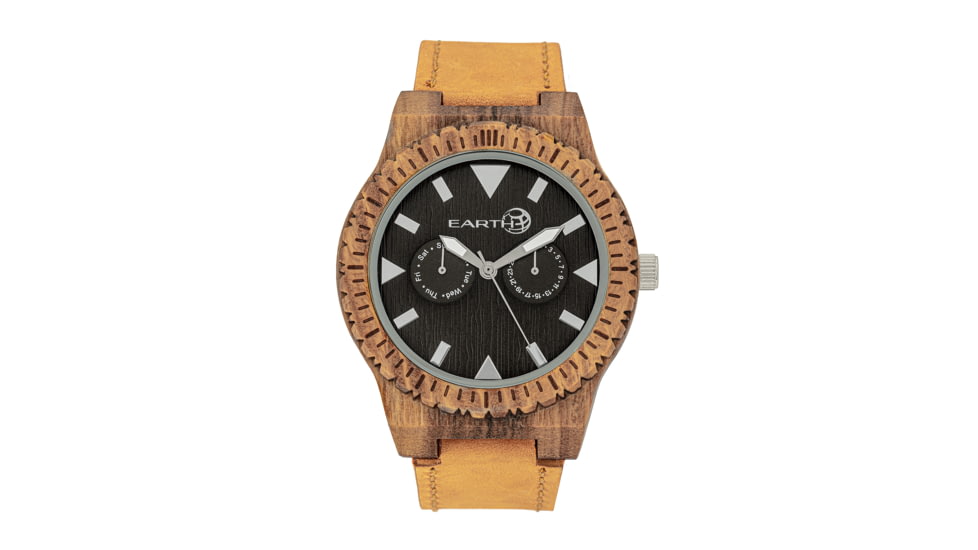 Earth Hyperion Watch, Olive/Camel, One Size, ETHEW5904