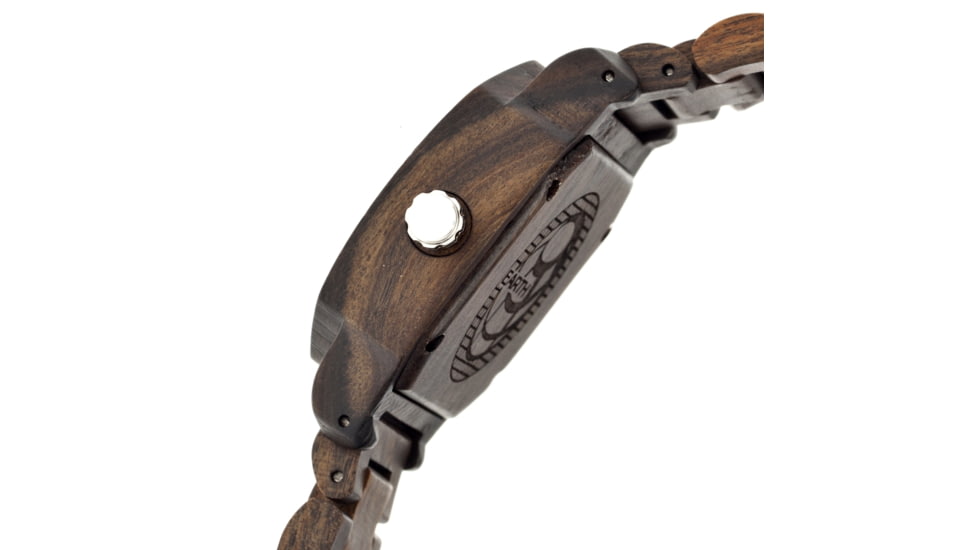 Earth EW2102 Scaly Watch, 46mm, Dark Brown Strap, Dark Brown Dial ETHEW2102