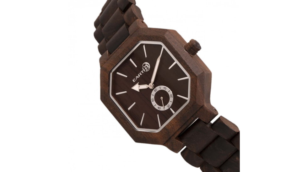 Earth Wood Acadia Bracelet Watch, Dark Brown, One Size, ETHEW4702