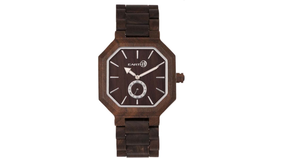 Earth Wood Acadia Bracelet Watch, Dark Brown, One Size, ETHEW4702