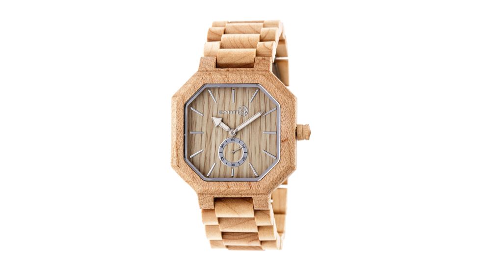Earth Wood Acadia Bracelet Watch, Khaki/Tan ETHEW4701