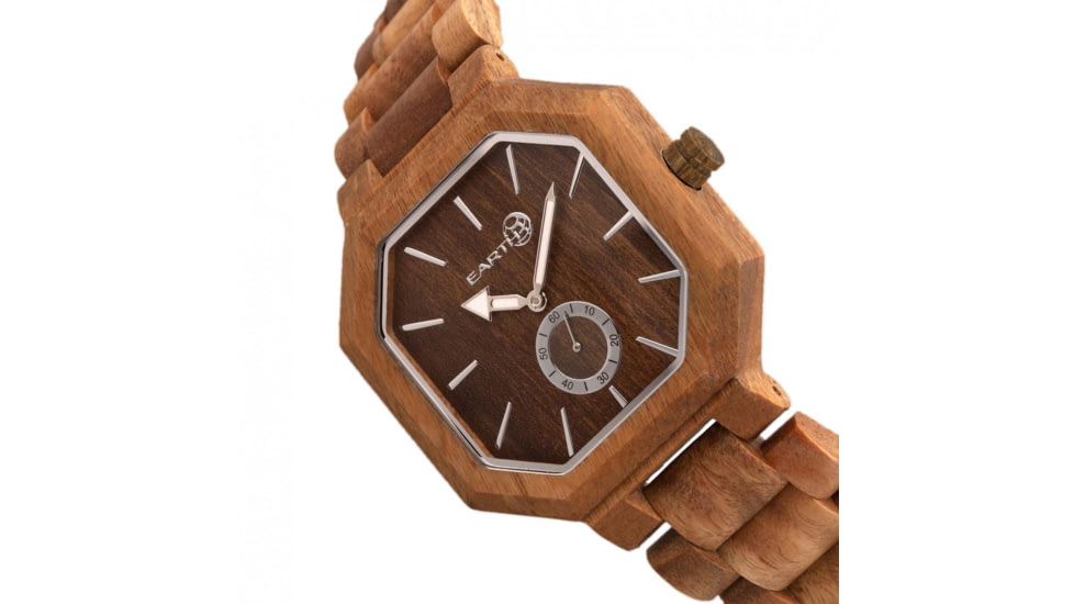 Earth Wood Acadia Bracelet Watch, Olive, One Size, ETHEW4704