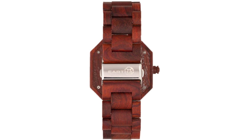 Earth Wood Acadia Bracelet Watch, Red, One Size, ETHEW4703