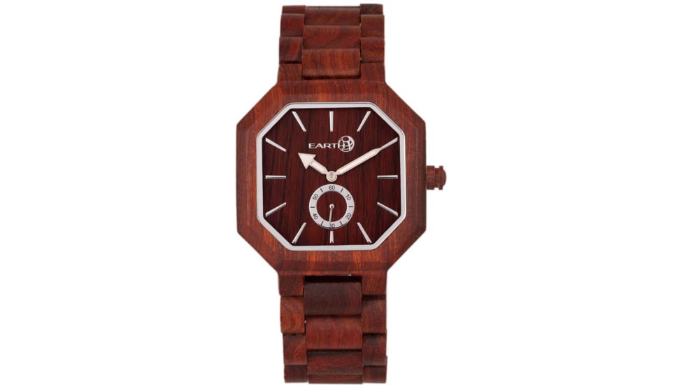 Earth Wood Acadia Bracelet Watch, Red, One Size, ETHEW4703